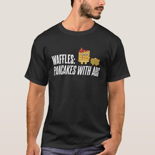 T-shirt Crêpes de gaufres avec abs (Devant)