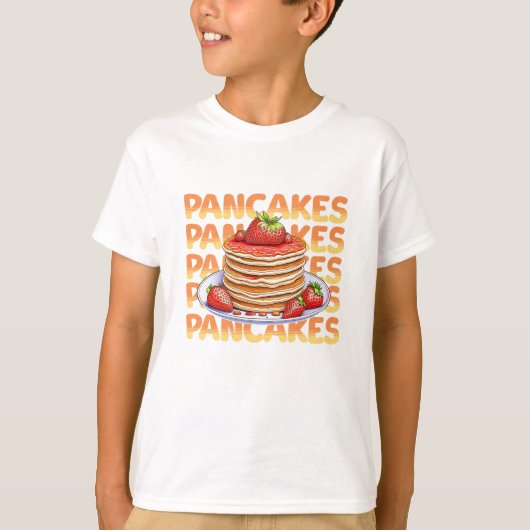 T-shirt Crêpes hachées de fraises (Devant)