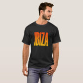 T-shirt Crépuscule à Ibiza (Devant entier)