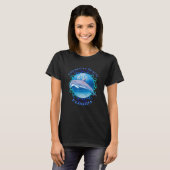 T-shirt Crescent Beach Floride Vacances Souvenir Dauphin (Devant entier)
