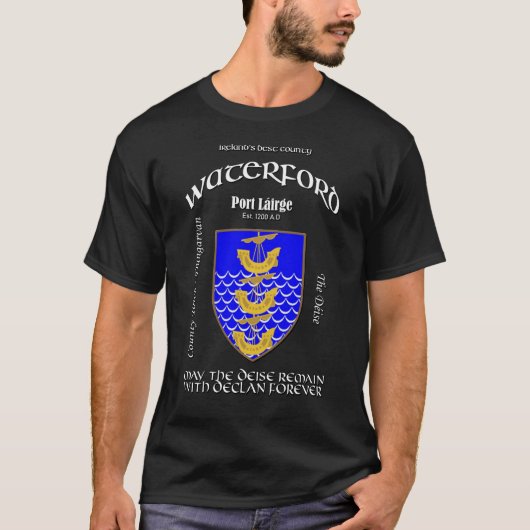 T-shirt Crest de Waterford Irlande (Devant)