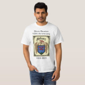 T-shirt Crest pour voyage en famille en Suisse (ho (Devant entier)