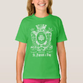T-shirt Crest Shamrock celtique St. Patrick's Day (Devant)