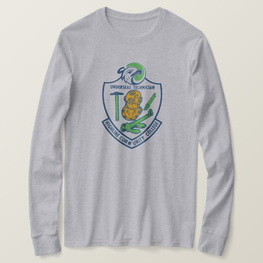 T-shirt Crest Tech Sous-Marines Manches Longues (Design devant)