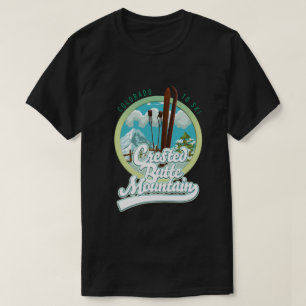 T-shirt Crested Butte Mountain Colorado Ski logo