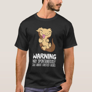 T-shirt Crested Gecko Peut Parler Spontanément De Crested