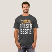 T-shirt Crestie Bestie Crested Gecko Reptile Lizard Animau (Devant entier)