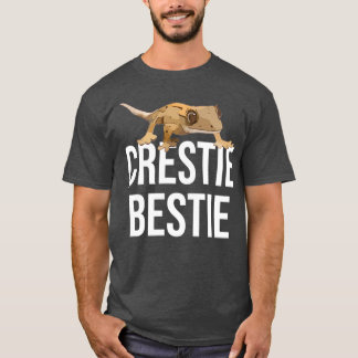 T-shirt Crestie Bestie Crested Gecko Reptile Lizard Animau