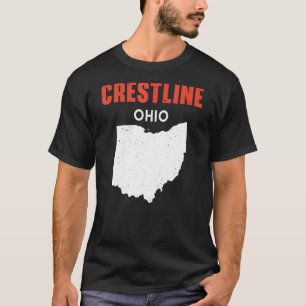 T-shirt Crestline Ohio USA State America Travel Ohioan