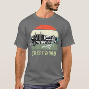 T-shirt Crestwood Kentucky KY Tourisme Semi coincé sur