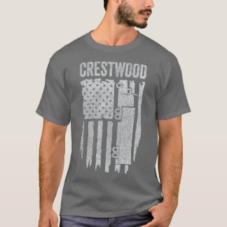 T-shirt Crestwood Kentucky KY Tourisme Semi coincé sur