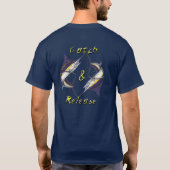 T-shirt Crête de Catch~n~Release Marlins-w/ZU sur l'avant (Dos)
