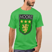T-shirt Crête de clan irlandais - Moore (Devant)