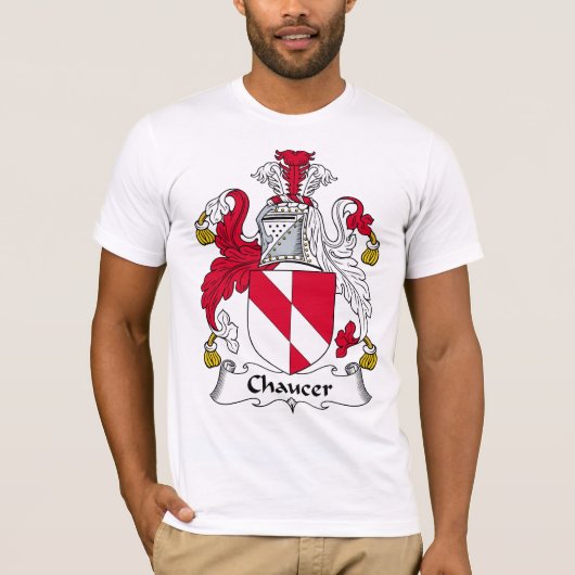 T-shirt Crête de famille de Chaucer (Devant)