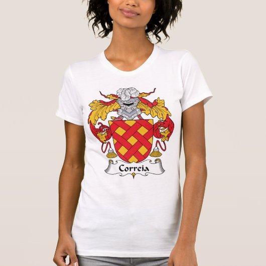 T-shirt Crête de famille de Correia (Devant)