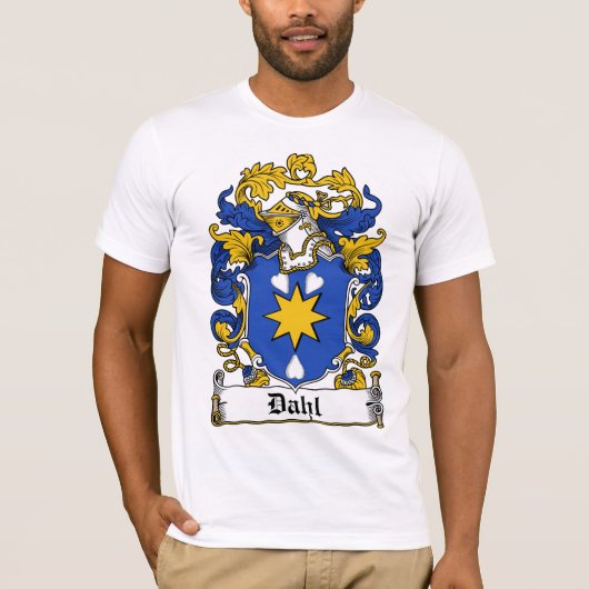 T-shirt Crête de famille de Dahl (Devant)
