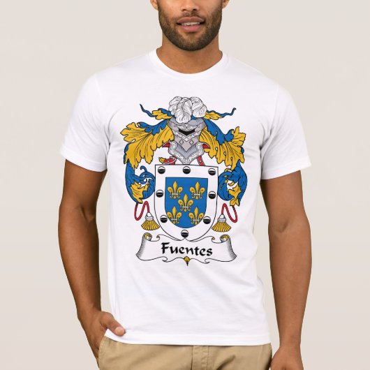 T-shirt Crête de famille de Fuentes (Devant)