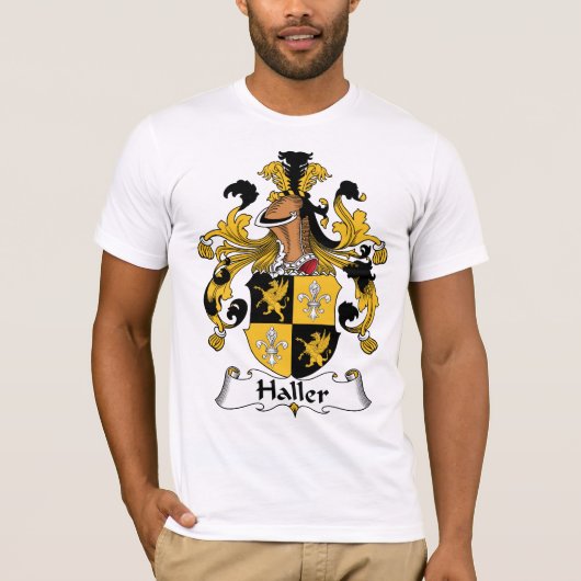 T-shirt Crête de famille de Haller (Devant)