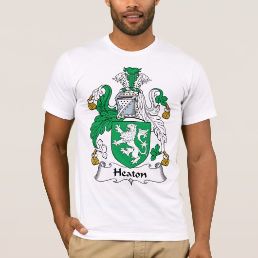 T-shirt Crête de famille de Heaton (Devant)