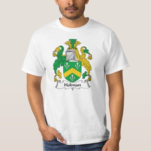 T-shirt Crête de famille de Holman (Devant)