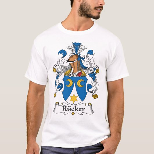 T-shirt Crête de famille de Rucker (Devant)