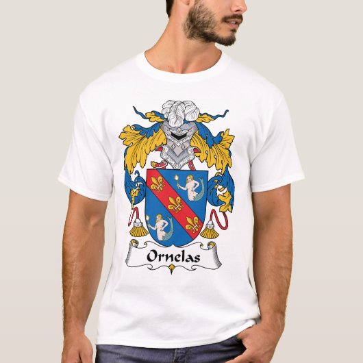 T-shirt Crête de famille d'Ornelas (Devant)