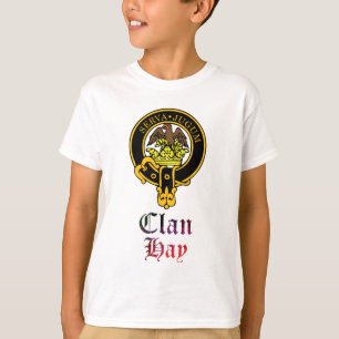 T-shirt Crête de foin et nom écossais de clan de tartan