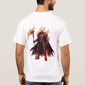 T-Shirt Crête de l'Enfer – Emblème Démoniaque de F (Dos)