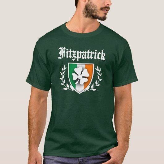 T-shirt Crête de shamrock de Fitzpatrick (Devant)