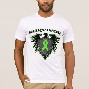 T-shirt Crête de survivant de Cancer de lymphome