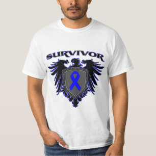 T-shirt Crête de survivant de cancer du colon