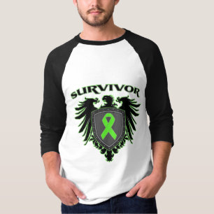 T-shirt Crête de survivant de lymphome non Hodgkinien