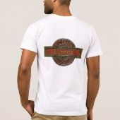 T-shirt Crête et Targe de famille de Lennox de clan (Dos)