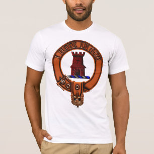 T-shirt Crête et Targe de famille de Macnaughton de clan