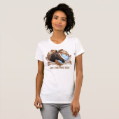 T-shirt Crête personnalisable de cheval (Devant entier)