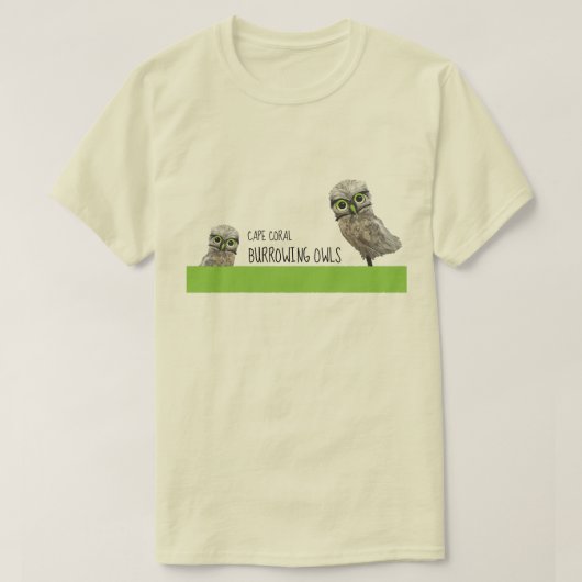 T-shirt Creuser l'art de hibou (Design devant)