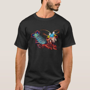 T-shirt Crevette mantis paon arc-en-ciel Science sous l'ea