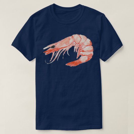 T-shirt crevettes (Design devant)