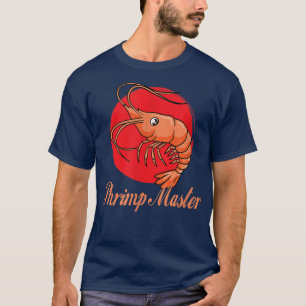 T-shirt Crevettes Maître Manger Fruits de mer Pâtes