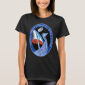 T-shirt Crew 6 Dragon Mission Patch Space Exploration (Devant)
