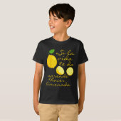 T-shirt Crew Lemonade Si La Vie Vous Donne Des Citrons Phr (Devant entier)
