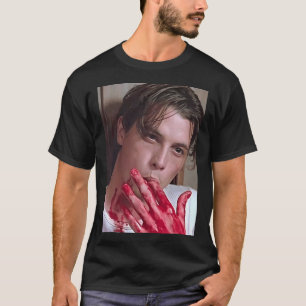 T-shirt Cri Billy Loomis Horror Film Sanguin