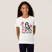 T-Shirt cri de la mésange 'tchic-tchic-tchic' (Devant entier)
