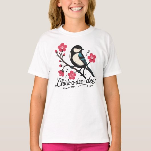 T-shirt cri de mésange dé-dé-dé (Devant)