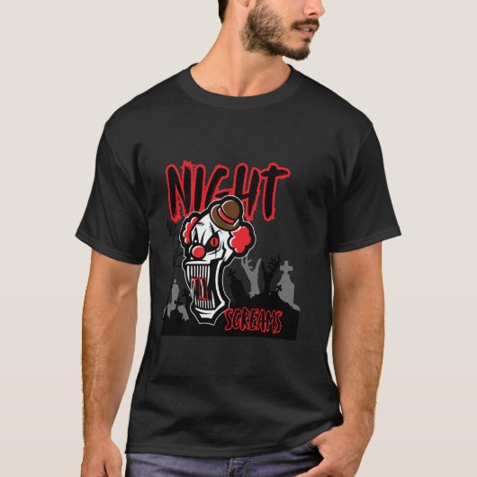 T-shirt Cri de nuit Le Clown diabolique V2 (Devant)
