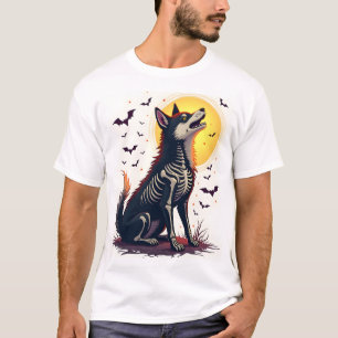 T-shirt Cri de Shiba squelette
