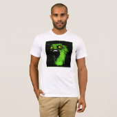 T-shirt Cri perçant vert (Devant entier)