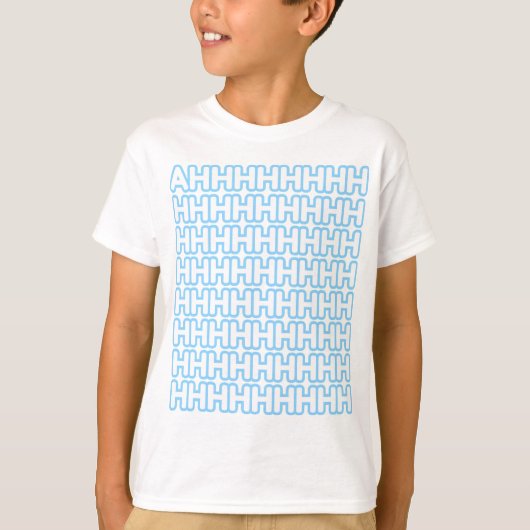 T-shirt Criant Pastel Blue Kid's (Devant)