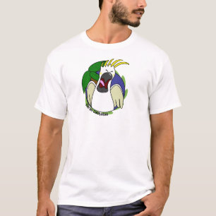 T-shirt criard drôle de cacatoès de Citron