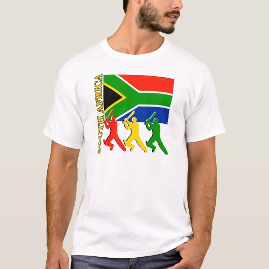 T-shirt Cricket Afrique du Sud (Devant)